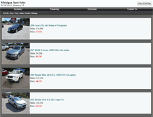 Tablet Screenshot of michiganautosales.net
